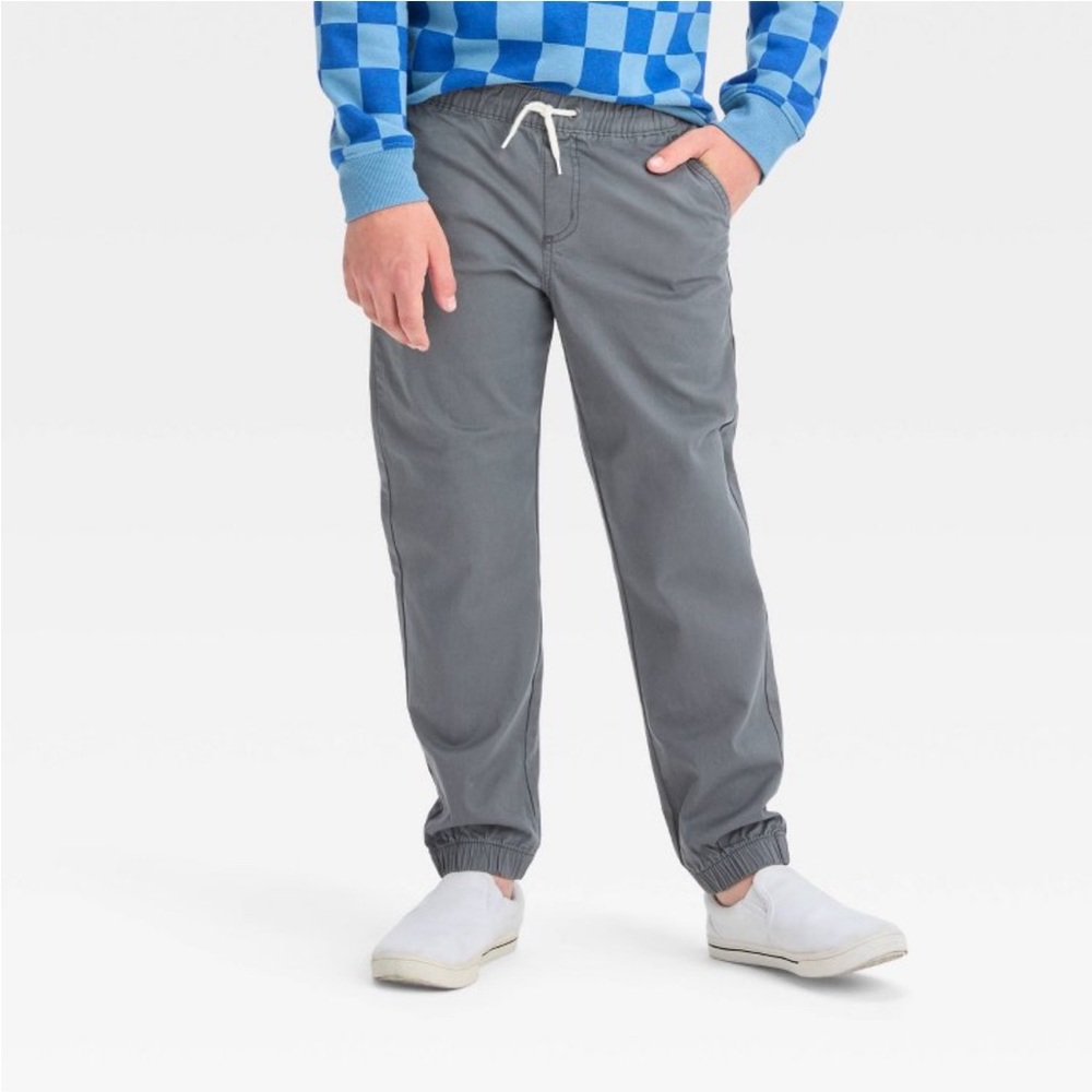 Cat & Jack Boys Charcoal Joggers - Picture 1 of 4